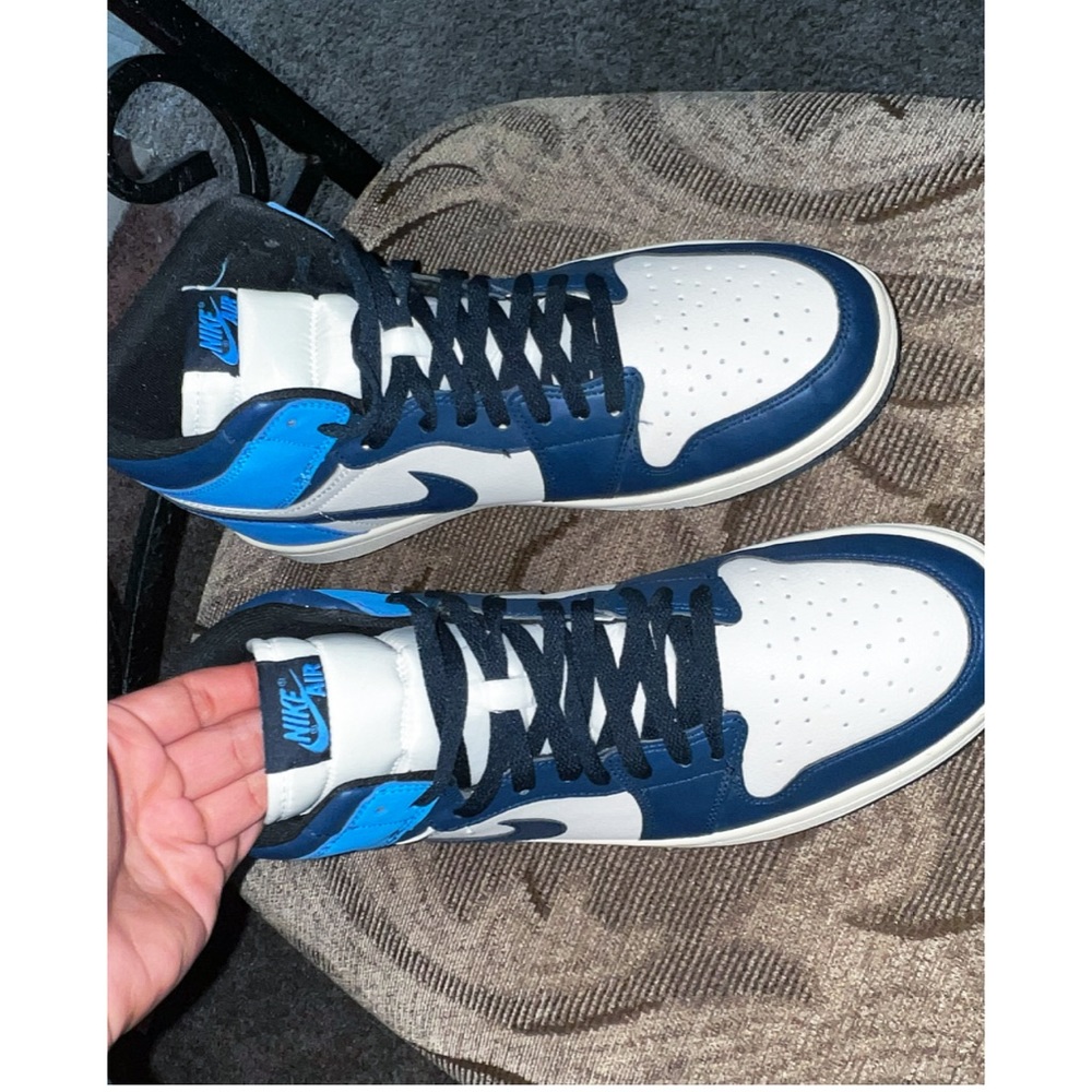 Blue Retro 1s Limited Edition Retros Men Sise 13